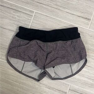 Grey lululemon shorts
